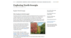 Desktop Screenshot of exploring-north-georgia.com